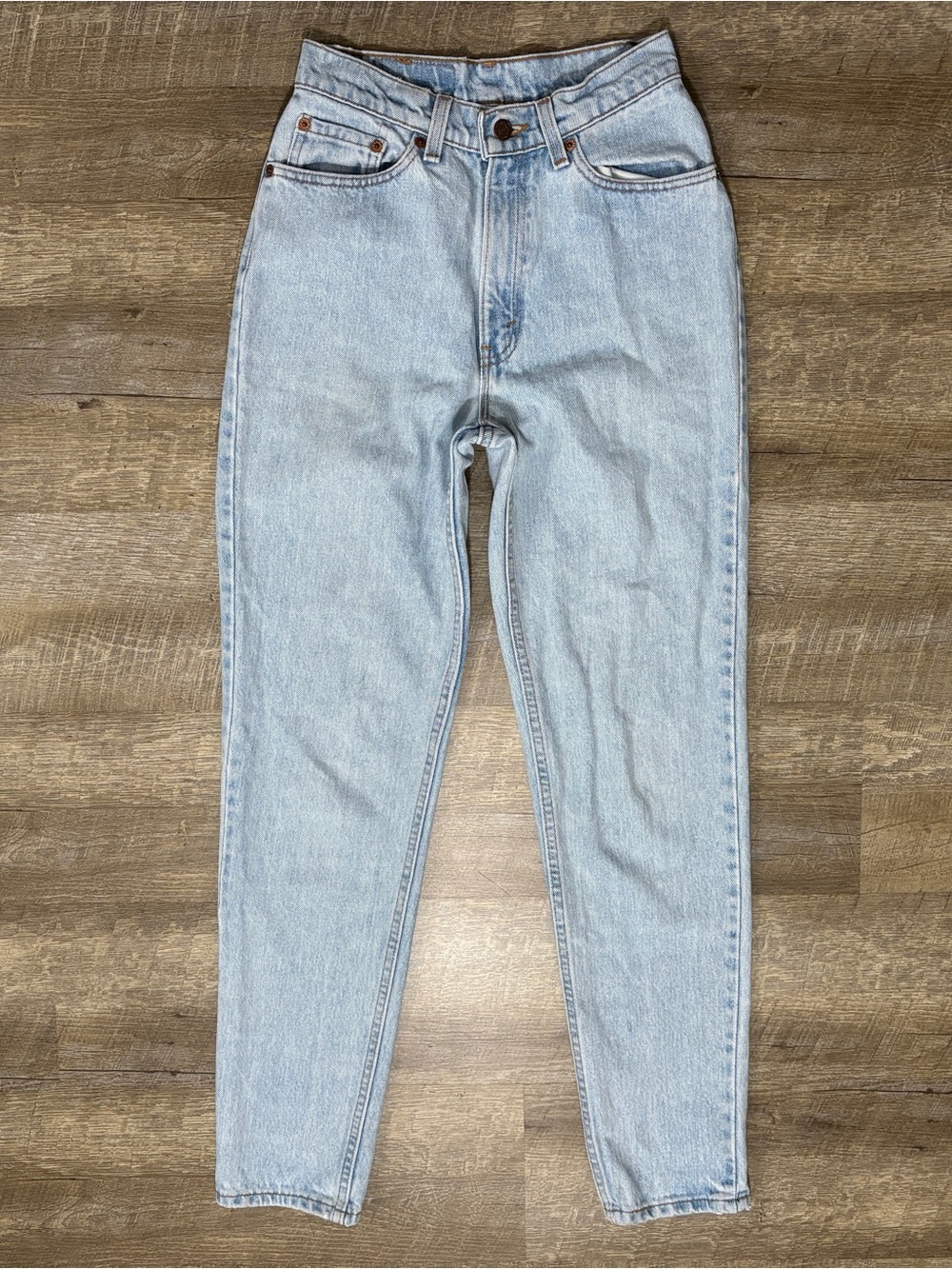 Vintage Levi's 512 Jeans Women's 7 JR Slim Taper High Rise Made In USA 1997